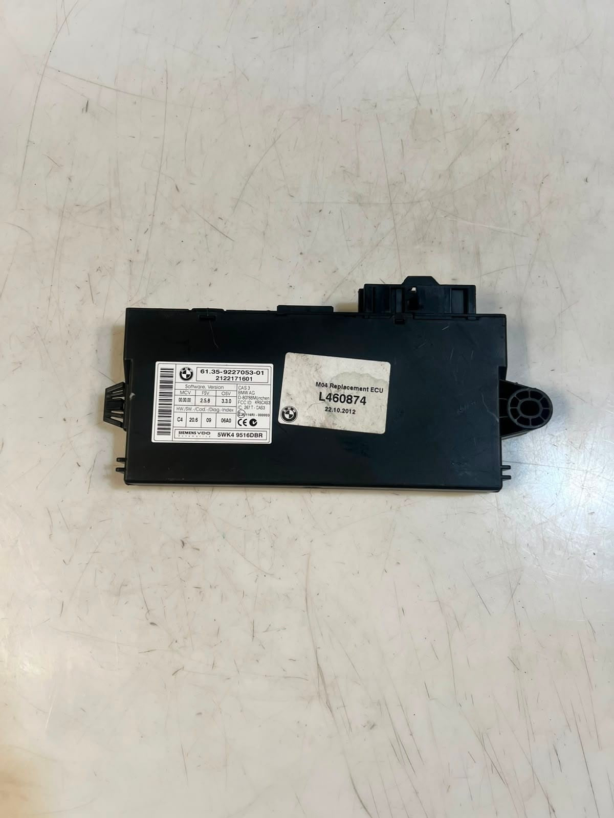 BMW X5 E70 X6 E71 N57 Engine Control Unit ECU SET DDE+CAS3+1KEY 8506570 OEM