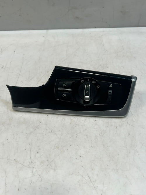 BMW 5 Series F10 F11 Headlight Switch Panel Trim Driver Glossy 9166928 OEM