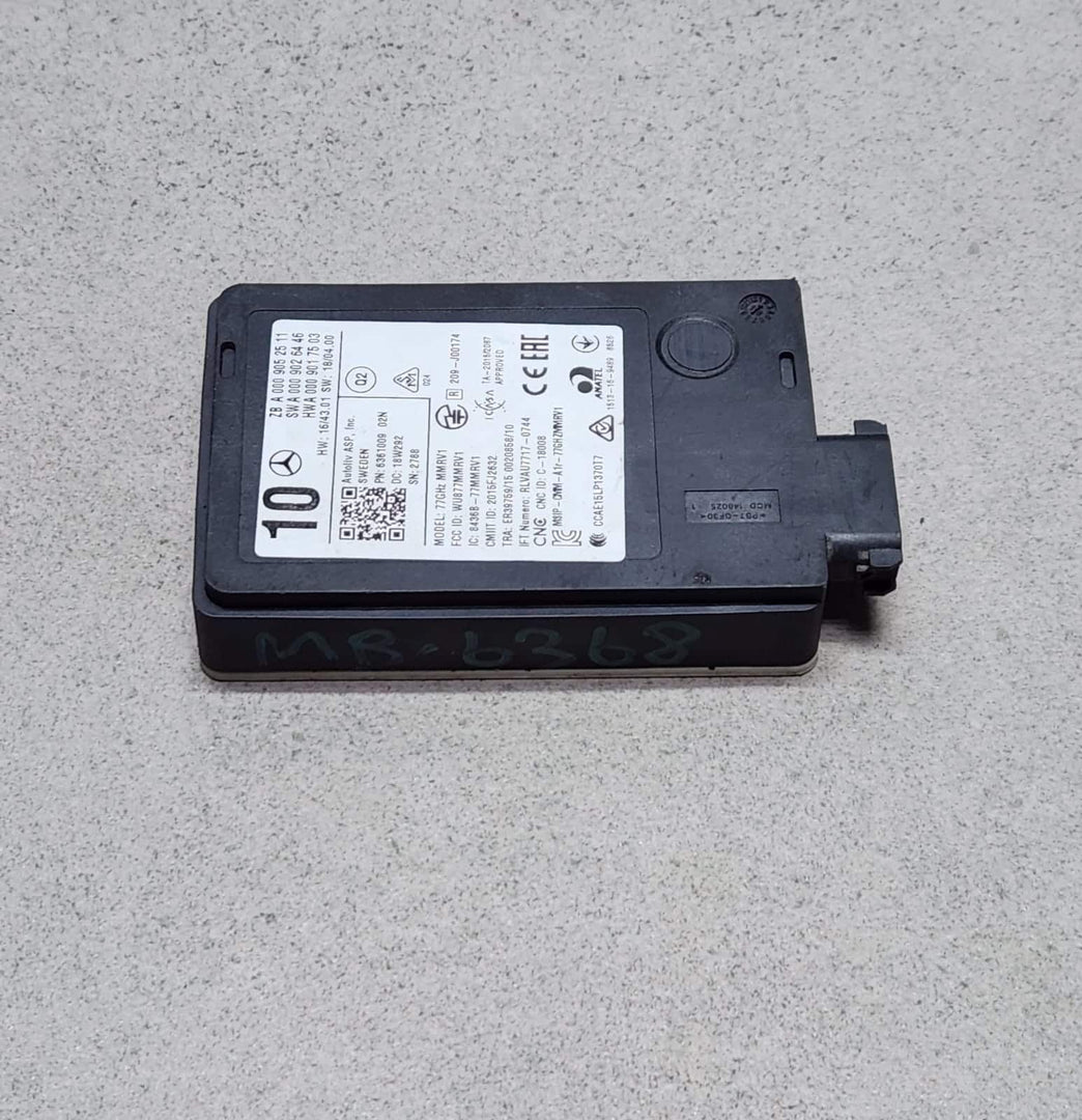 Mercedes W205 C300 Bumper Blind Spot Radar Distance Sensor Module A0009052511