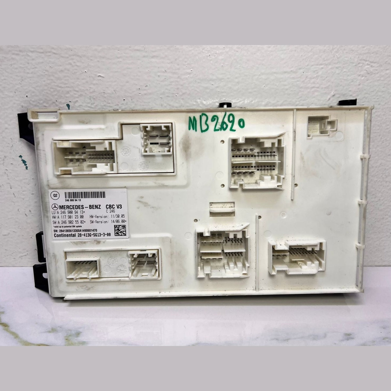 2017 Mercedes-Benz CLA250 Front Sam Control Module Unit A 246 900 94 13 W246 B-C