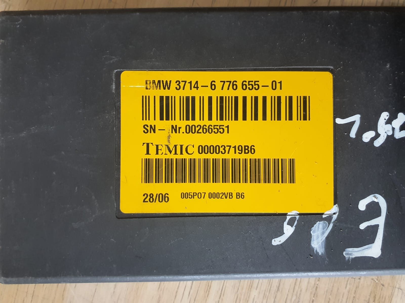 2007 BMW 530i Dynamic Drive Control Module 6776655 E60 5' E66 7' E63 6'