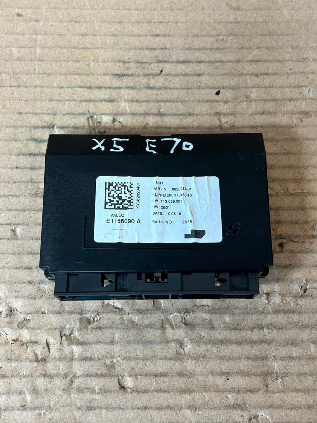 2016 BMW 2 Series F20 F21 E70 X5 F22 F23 Air Conditioning Control Module 6820234