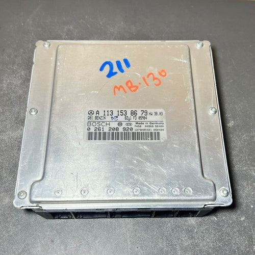 02-09 Mercedes W211 E-Class Engine Control Module Unit ECM ECU A113 1538679 OEM
