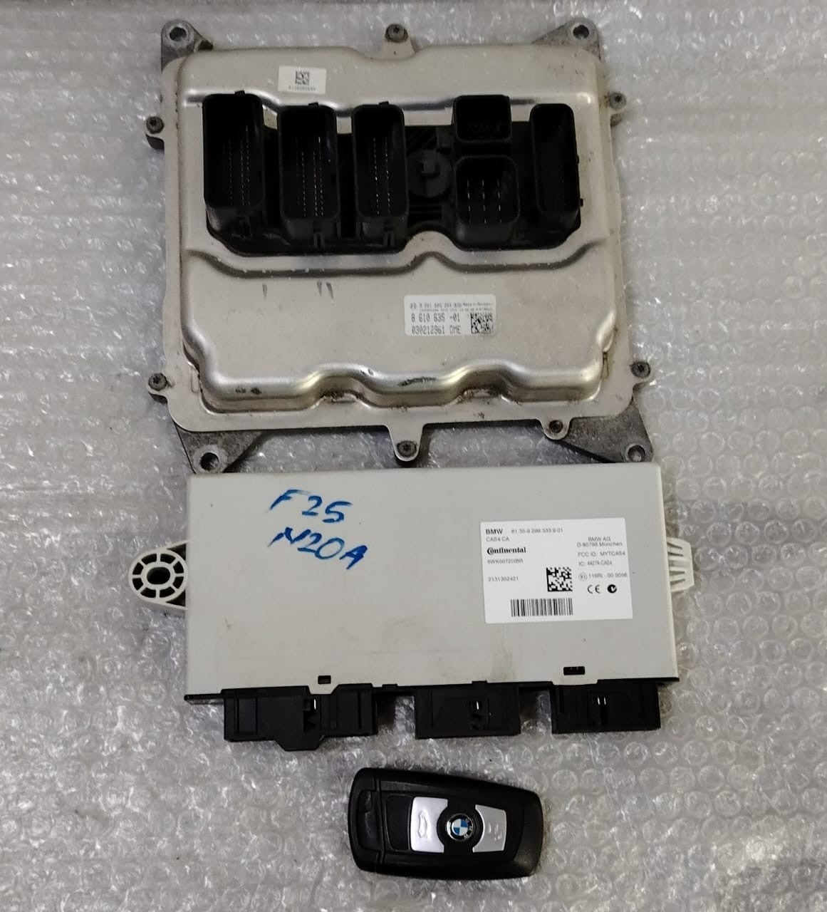 OEM BMW F30 F31 F32 F25 N20 ECU Engine Control Unit DME ECU SET 8639595 BOSCH