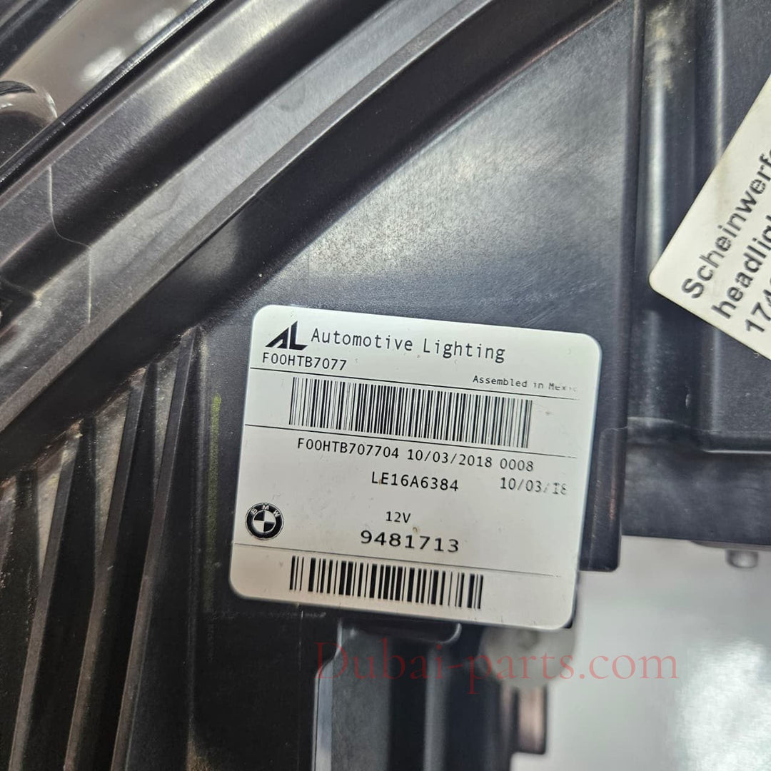 2019 BMW 3 Series G20 G21 330i Headlight 9481713 LHD USED ECE Front Left