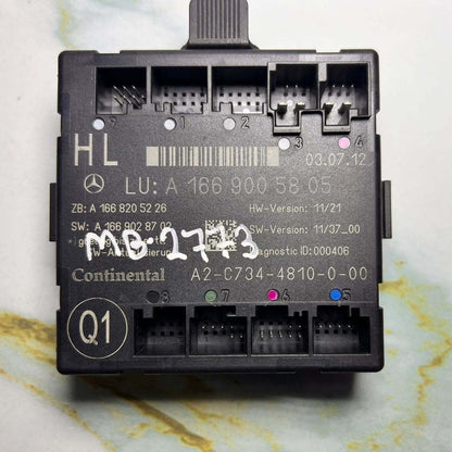 2014 Mercedes-Benz ML350 Door Control Module Unit A 1669005808 W166 ML350 and GL