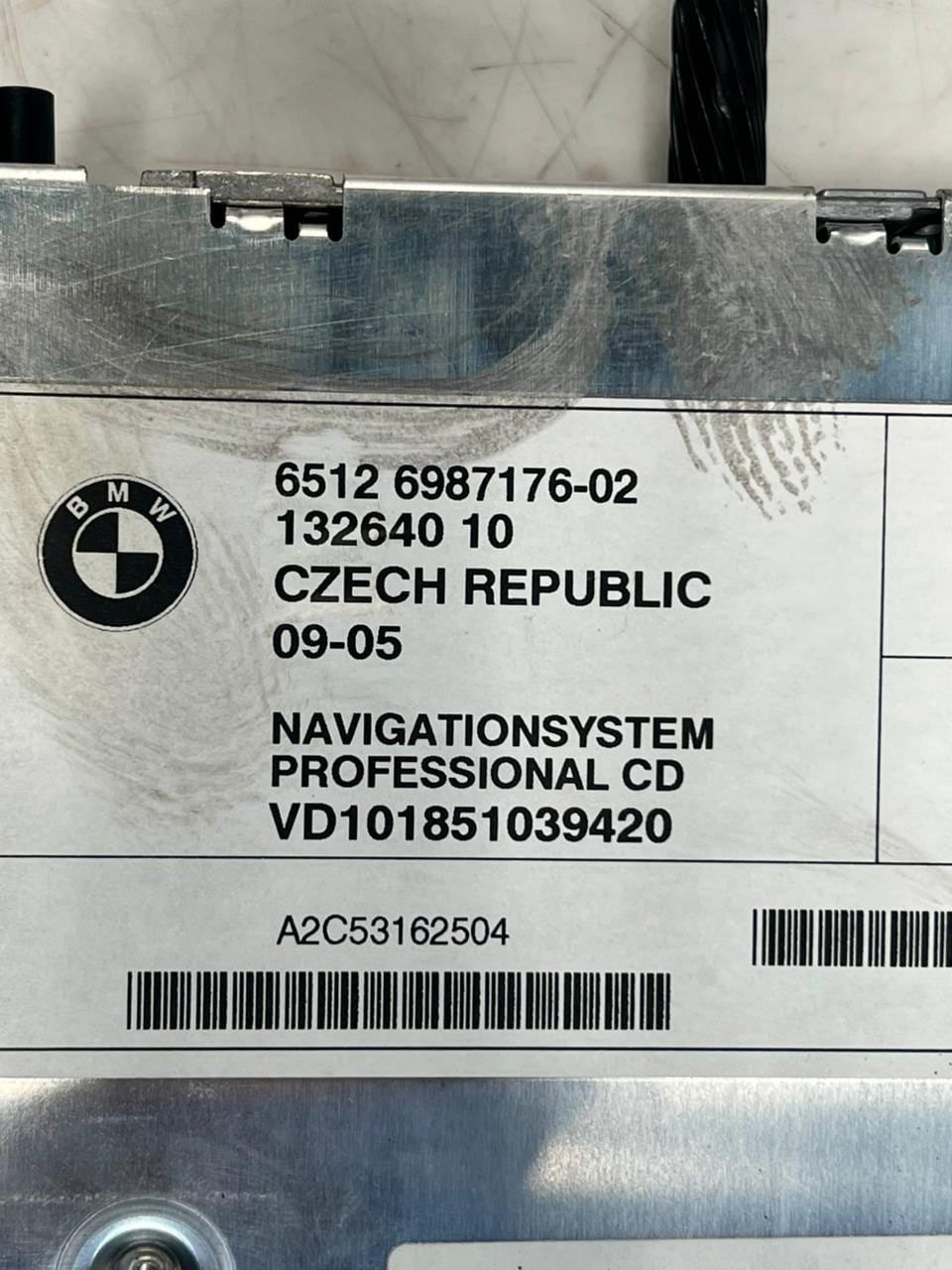 2005-2010 BMW X3 E83 Z4 E85 E86 FM AM Radio Navigation Head Unit 6987176 OEM