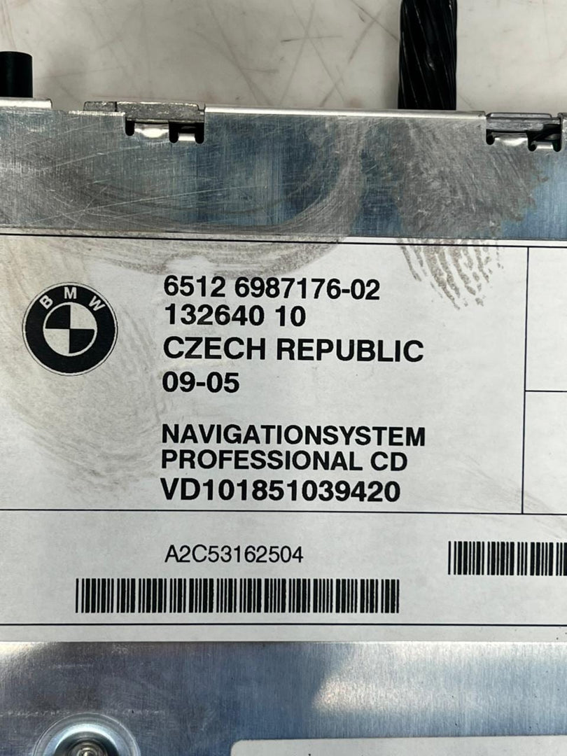 2005-2010 BMW X3 E83 Z4 E85 E86 FM AM Radio Navigation Head Unit 6987176 OEM