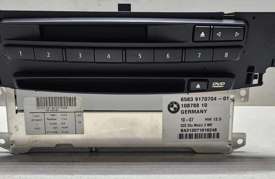 2005-2010 BMW 525i Ccc MD Radio Unit 9170704 E60 OEM 
