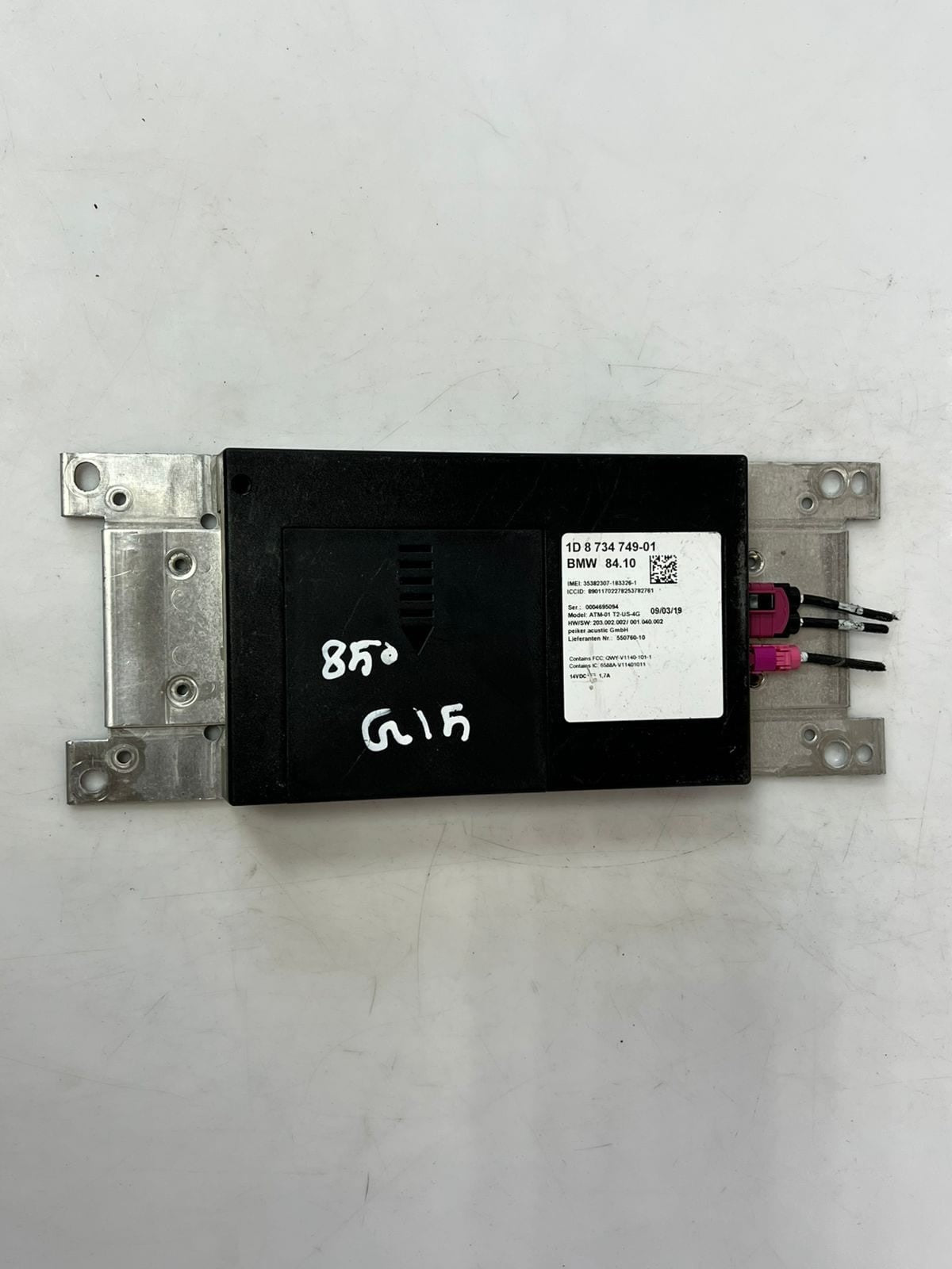 2017-2021 BMW F23 M3 230i Communication Telematics Control Module 8734749 OEM