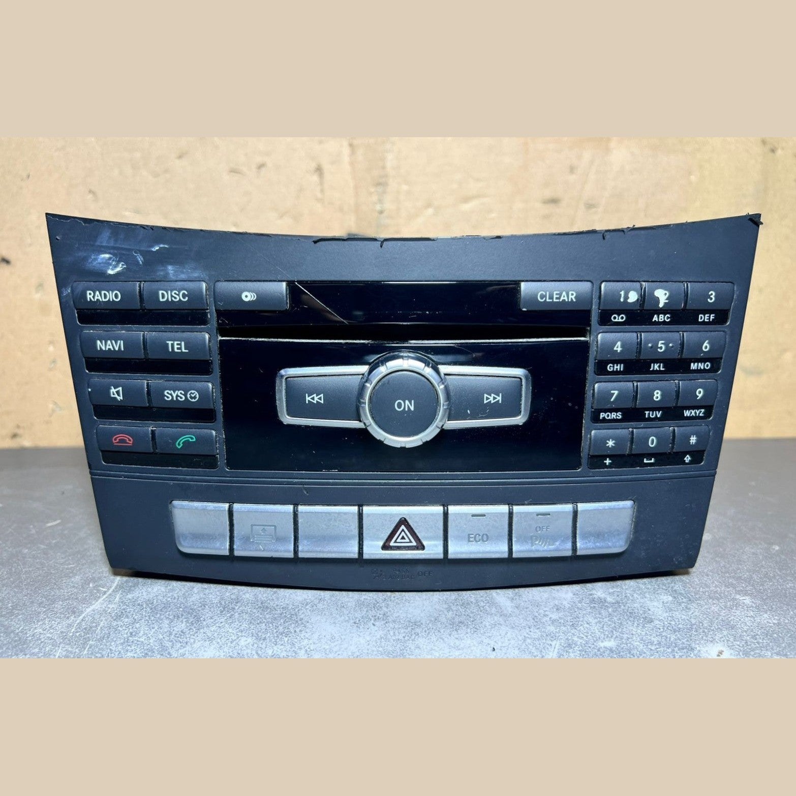 2012–2014 Mercedes-Benz W212 E-Class Head Unit CD Player A212 9001926 OEM