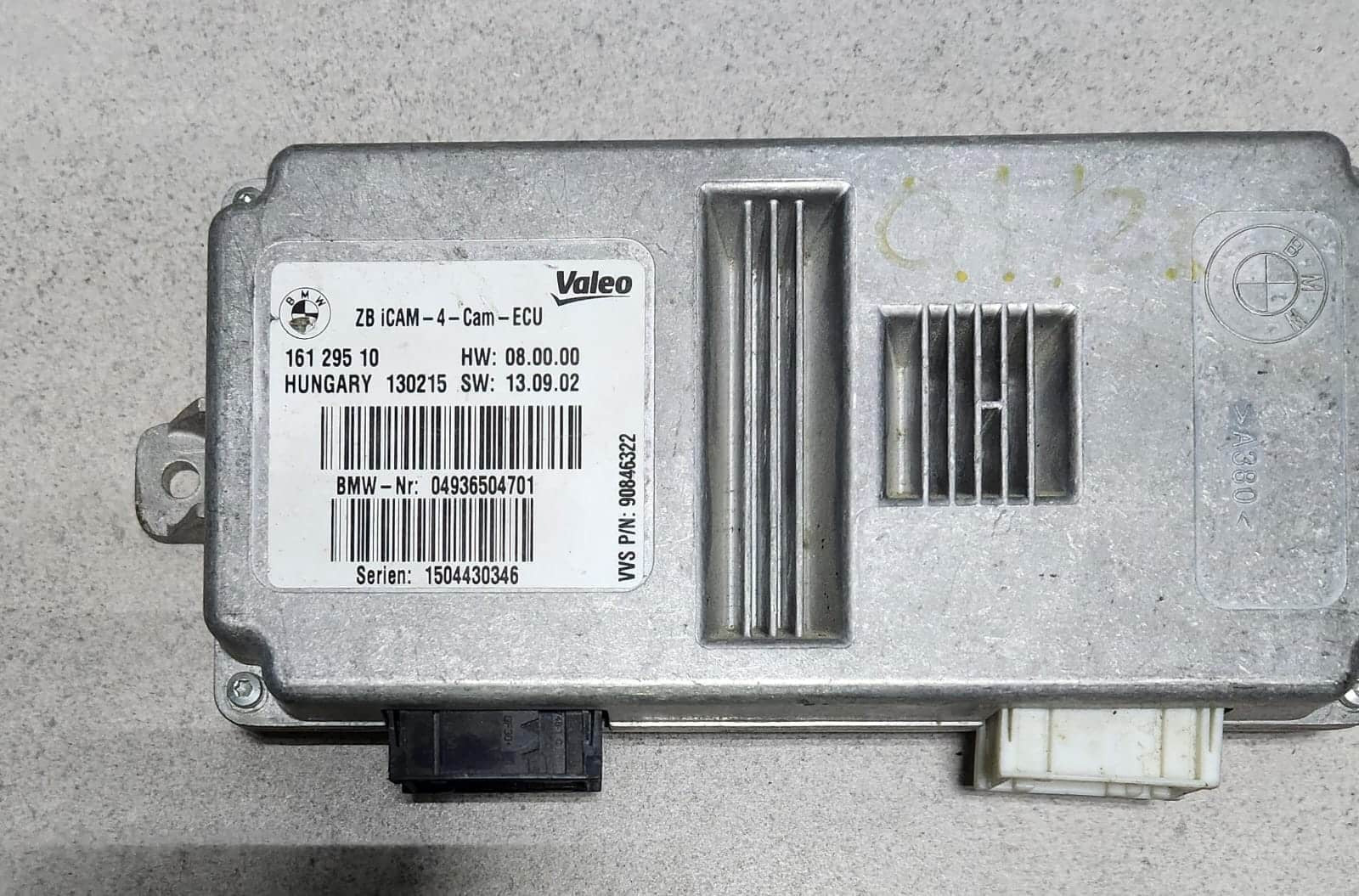 2016 BMW i8 Surround View Camera Control Module 9365047 I12 X3 F25 X4 F26 X5 F15