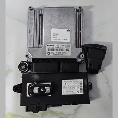 OEM BMW X5 E70 M57 ENGINE CONTROL UNIT SET DDE 7805585