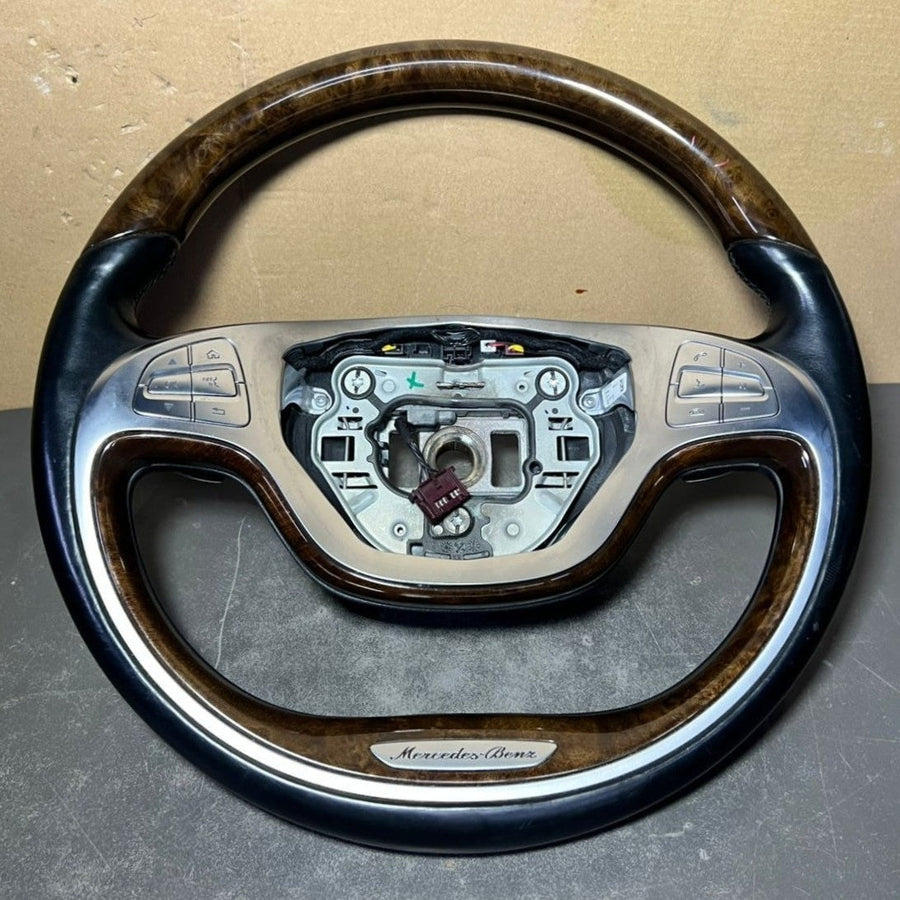 Mercedes W222 Steering Wheel Multi Function Sport Assembly With Paddle Shifts