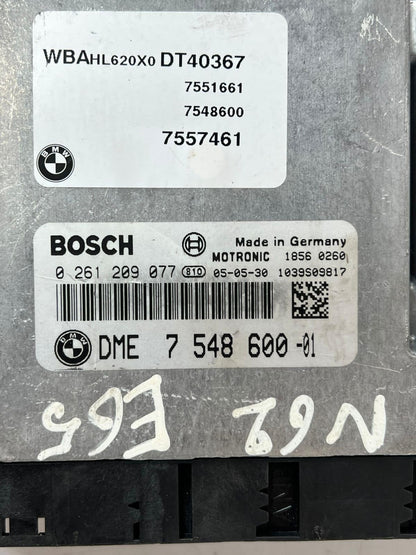2006-2007 BMW 550i 650i 750i Engine Control Module ECU 7548600 OEM