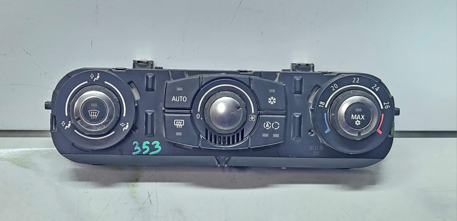 2003-2009 BMW Z4 E85 E86 Automatic Air Conditioning Control 9125353 OEM