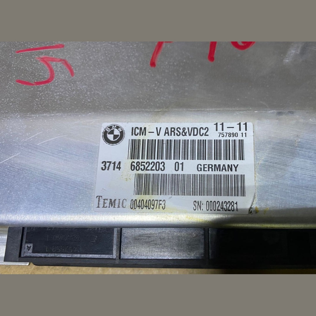 2009-2016 BMW 535i Suspension Control Module 6852203 F10 F11 5 Ser, F01 F02 7 Se