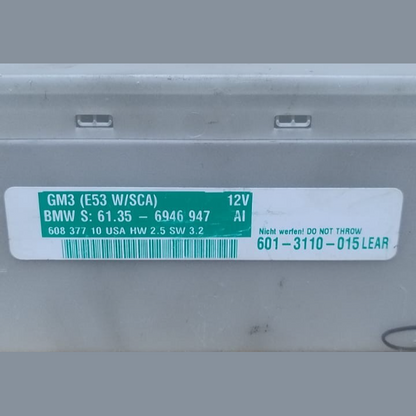BMW X5 E53 D SPORT GM3 E53 W/SCA 12V BODY CONTROL ECU UNIT 61.35-6 946 947