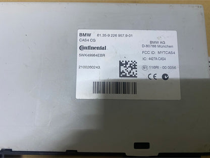 BMW Cas4 Control Module 9226957 F01 and 5 Series Gran Turismo F07 models