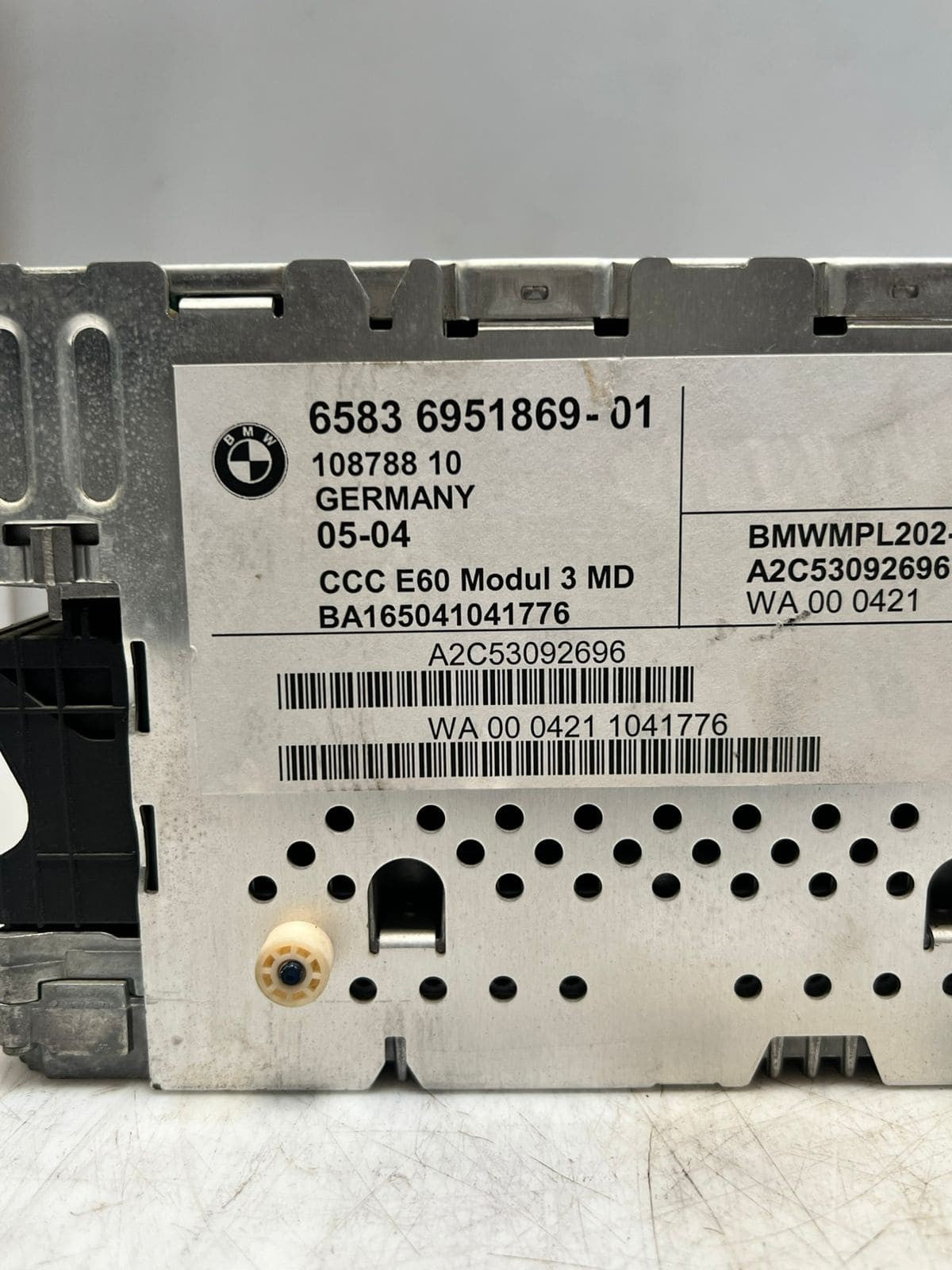 BMW E60 and E61 Navigation System Cd 3MD Computer Module 6951869 OEM