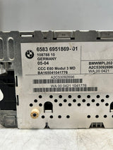 BMW E60 and E61 Navigation System Cd 3MD Computer Module 6951869 OEM