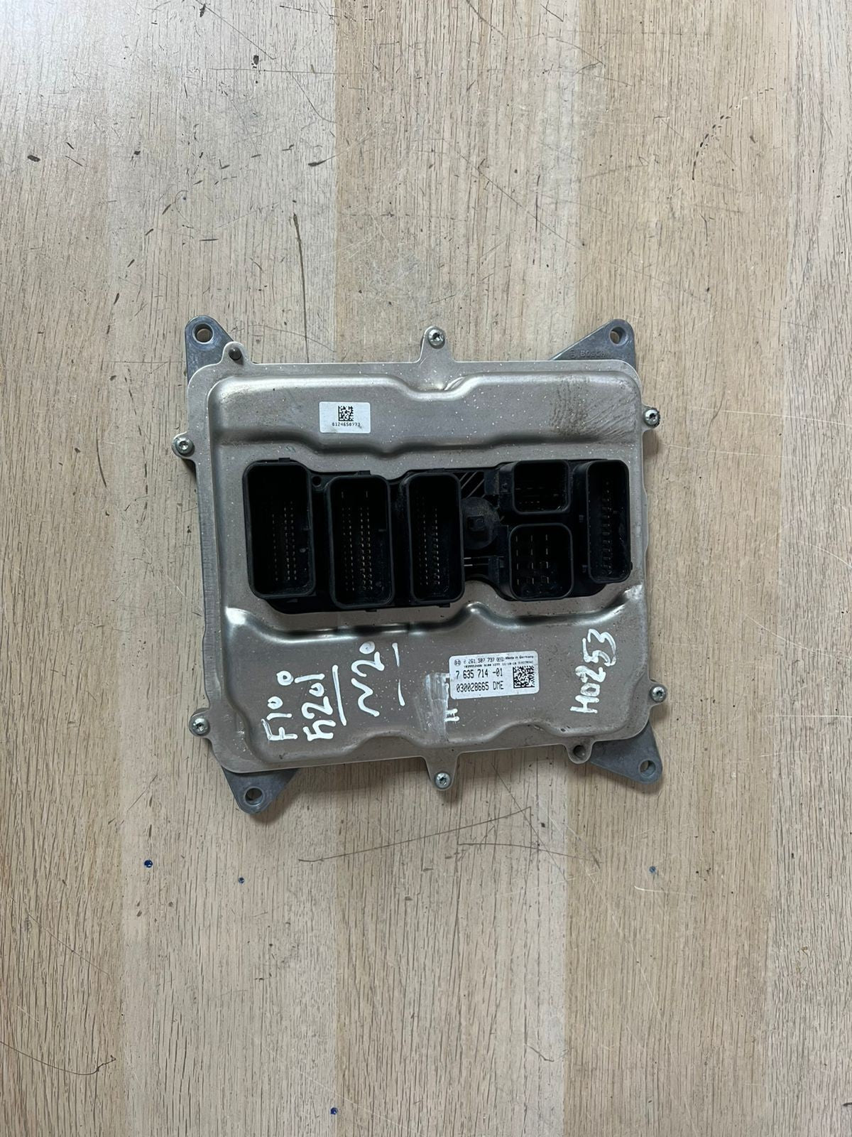 BMW F10 520I  X3 N20 ENGINE CONTROL UNIT DME ECU SET +CAS4 CA+ KEY - 7635714