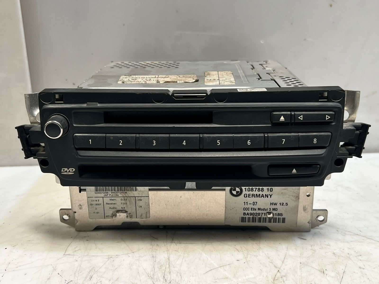 OEM BMW 3 SERIES E90 E91 E92 E93 CCC SAT NAVIGATION JAPAN HEAD UNIT-9170723