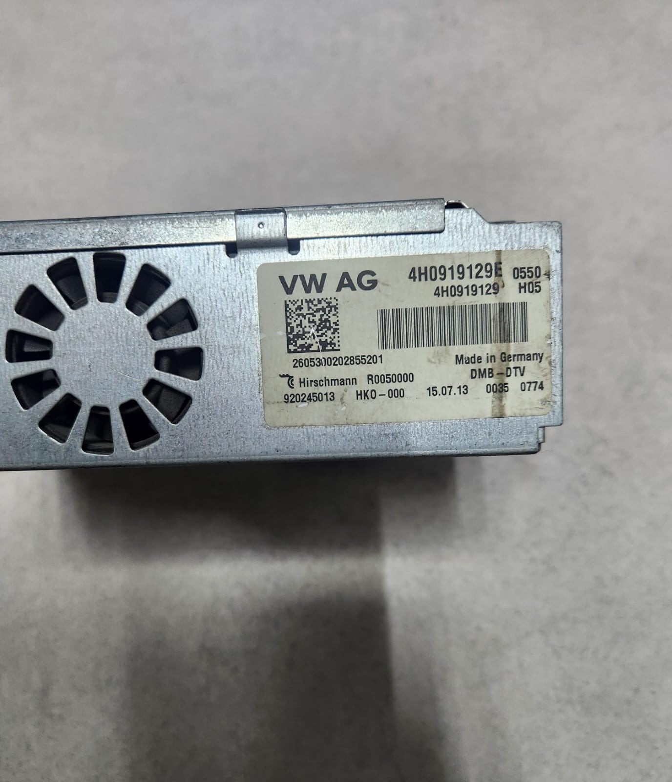 2008-2015 Audi A4 Digital Tv Tuner 4H0919129E A4 8K A6 4G A8 4H Q3 8U Q5 8R