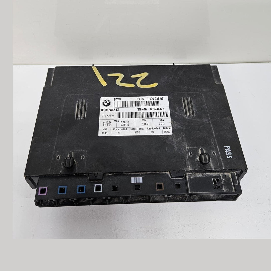 2010 BMW E82 E92 E93 128i Front Seat Control Module 9196935