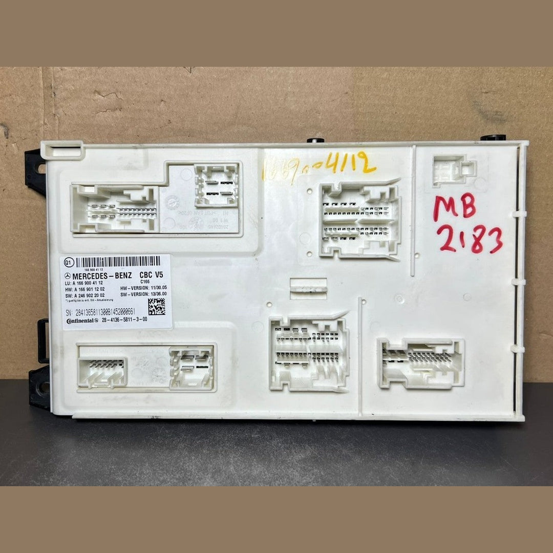 Mercedes-Benz W166 ML GL GLE Front SAM Body Control Module Unit A166 9004112 OEM