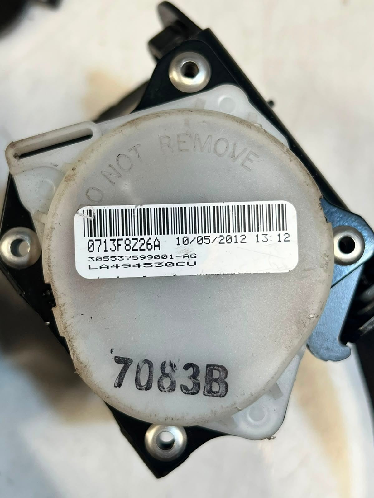 2010-2017 BMW X3 F25 and X6 E71 Front Right Seatbelt 30577122 OEM