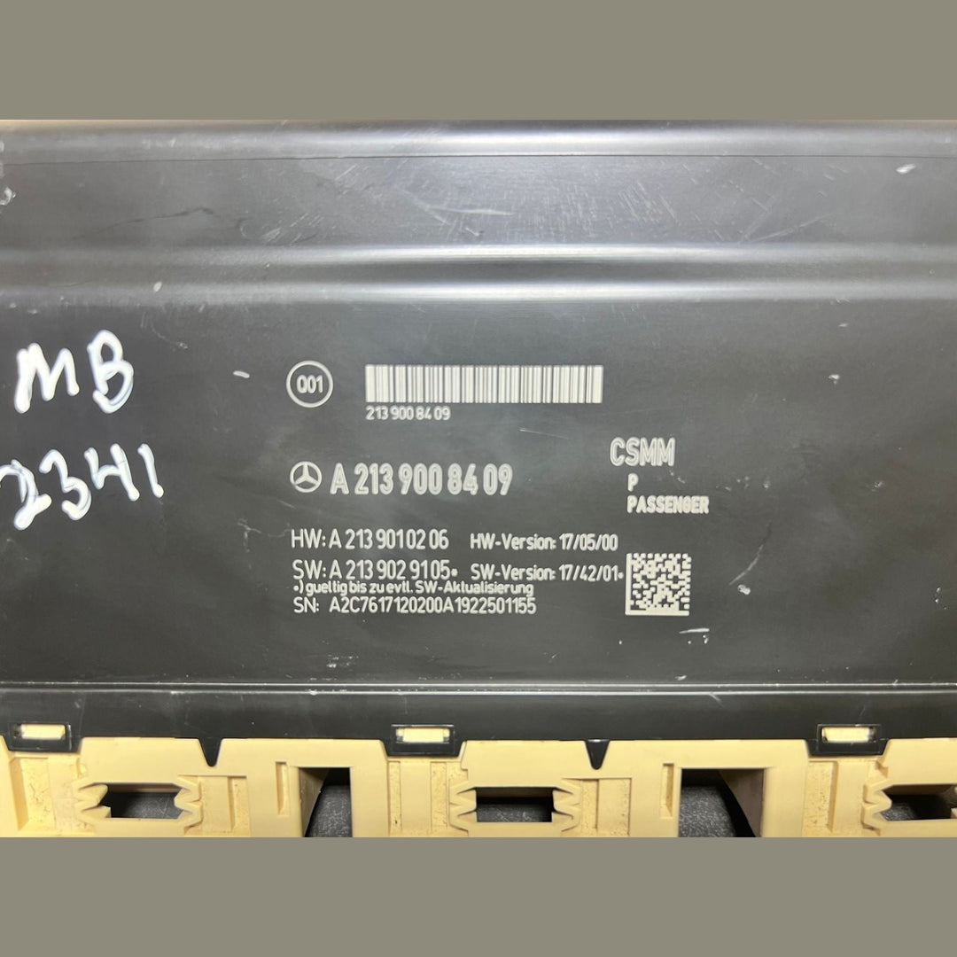 15-20 Mercedes Benz W213 E-Class Passenger Seat Control Module A213 9008409 OEM