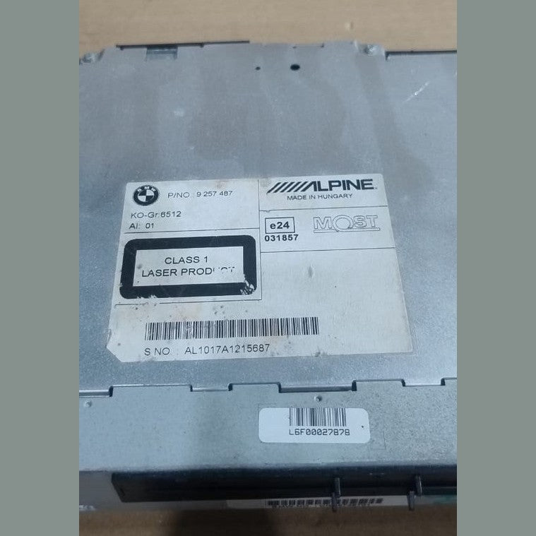 BMW 5 Series F10 F11 F12 Radio CD Disc Player Head Unit – P/N 9257487 OEM