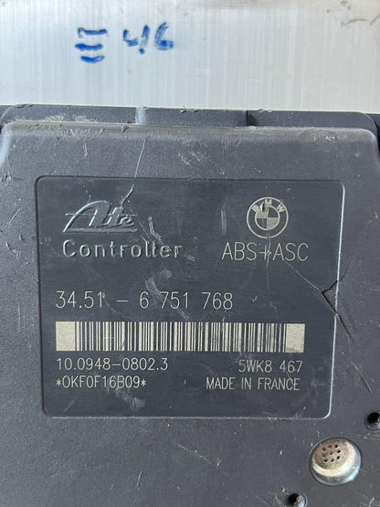 BMW 3 Series Touring E46 Abs + ASC  Pump 5WK8467 3451-6751768 OEM