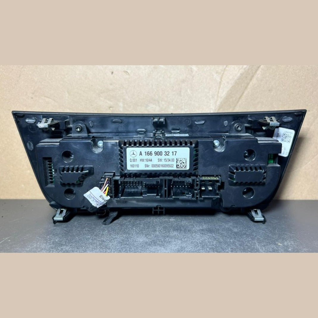 Mercedes-Benz W166 GLE W292  A/C Heater Climate Control Panel A166 9003217