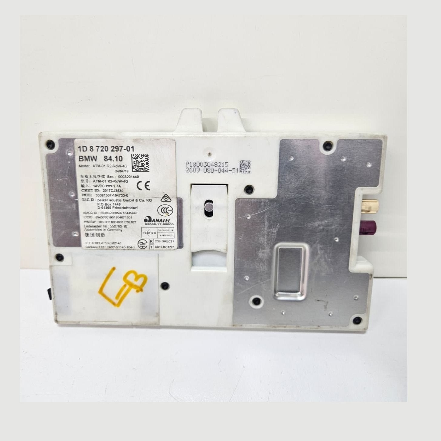 2018 BMW 740I G11 Telematics Control Module 8720297