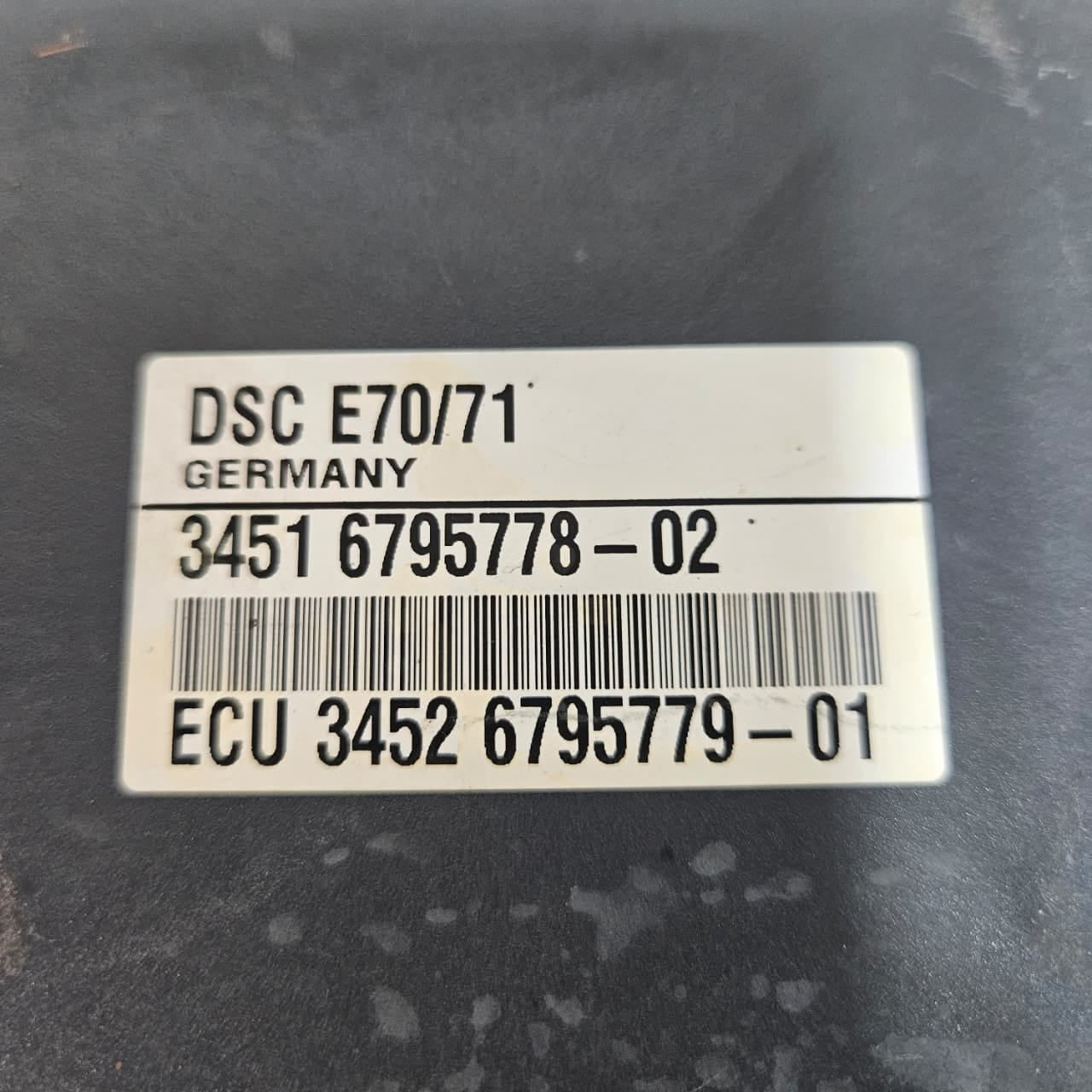 2007-2013 BMW X5 X6 E70 E71 ABS DSc Pump Control Unit 6795778