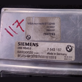 BMW X3 E83 2.5i M54 192HP ECU ENGINE CONTROL UNIT  DME MS45.0 - 7543157