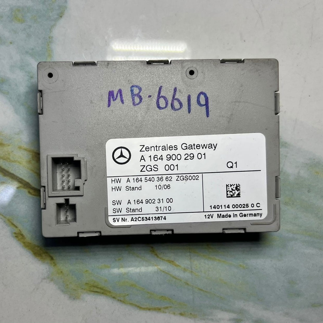 2007 Mercedes-Benz R63 AMG Central Gateway Control Unit A1649002901 W164 ML63,