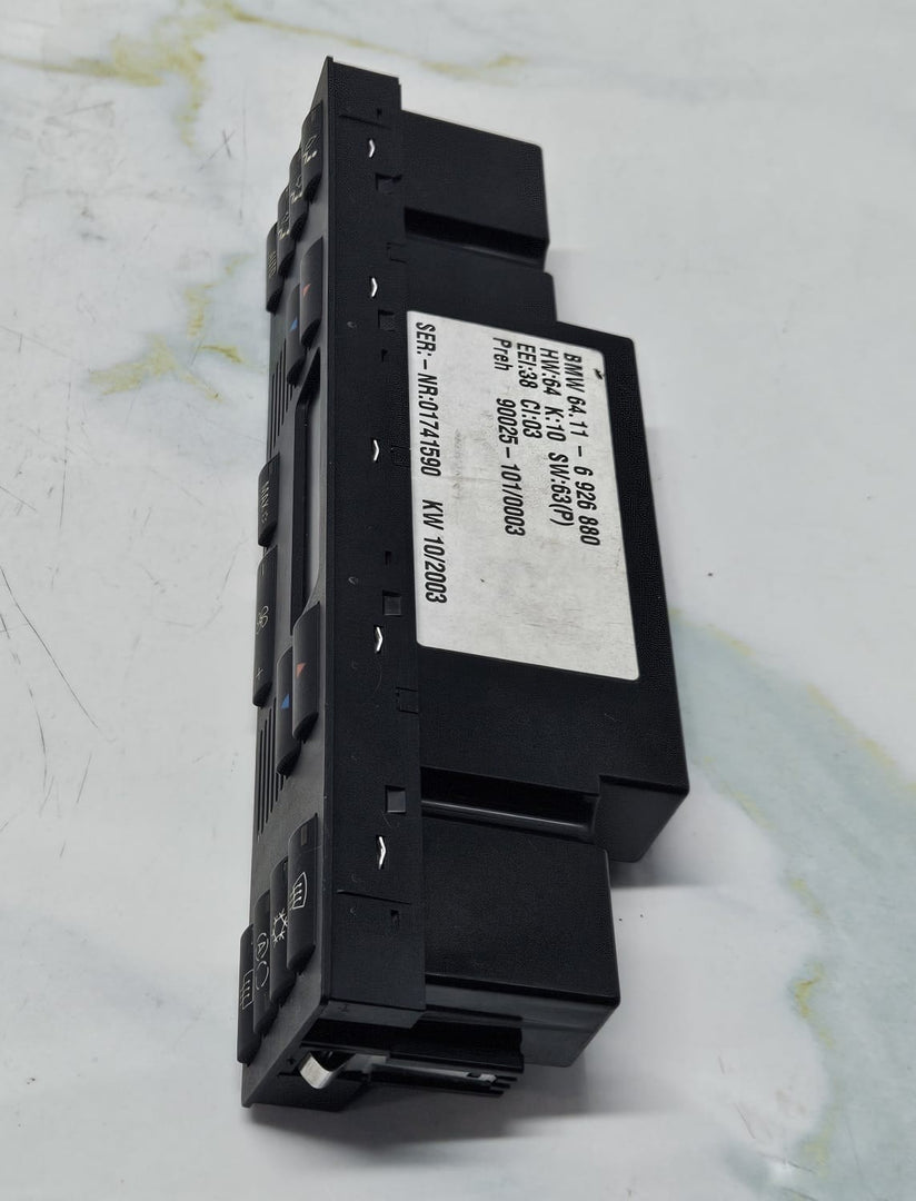 2000-2006 BMW X5 E53 Climate Control Panel 6926880 OEM