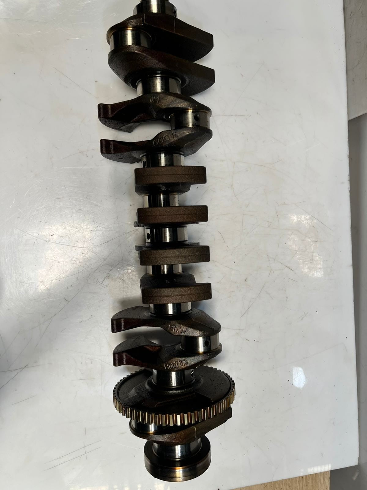 2006-2007 BMW 325i 3 Series E90 2.5 petrol N52 Engine Crankshaft 7553287 OEM