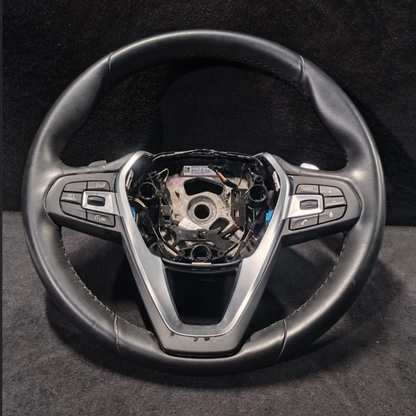 GENUINE BMW G01 X3 2019 LEATHER STEERING WHEEL OEM - 6995082