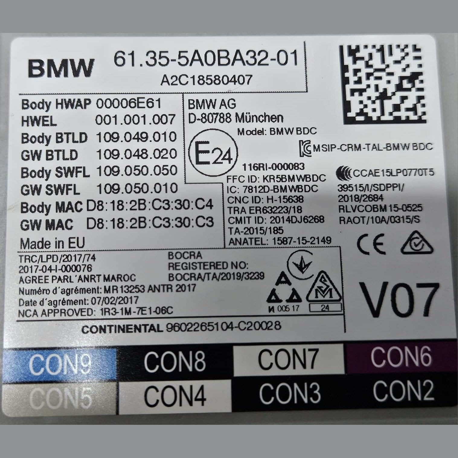 2020 BMW X3 G01 M40iX B58D RHD Engine Control Unit ECU Set 9846689 OEM