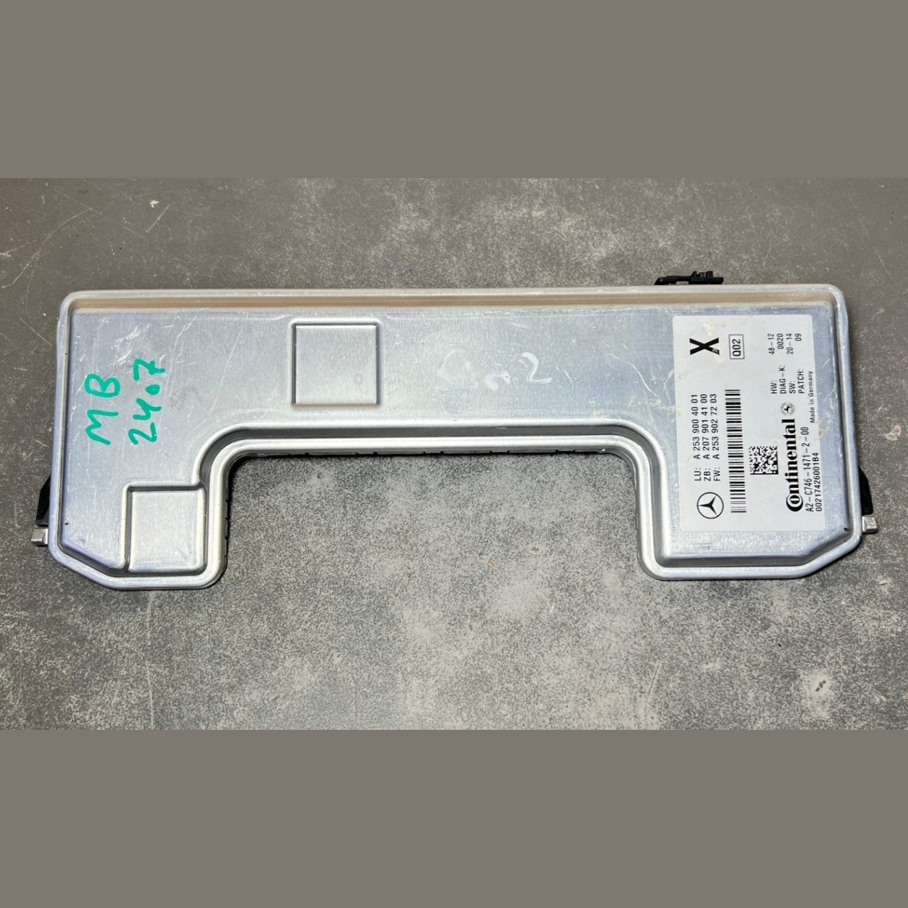 13–16 Mercedes W166 GLE Windshield Camera Lane Keep Assist Control A000 9001910