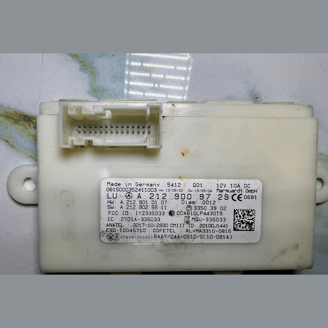 Mercedes Keyless Entry Control Module A2129009729 CLA, CLS, E-Class, GLE and SLK