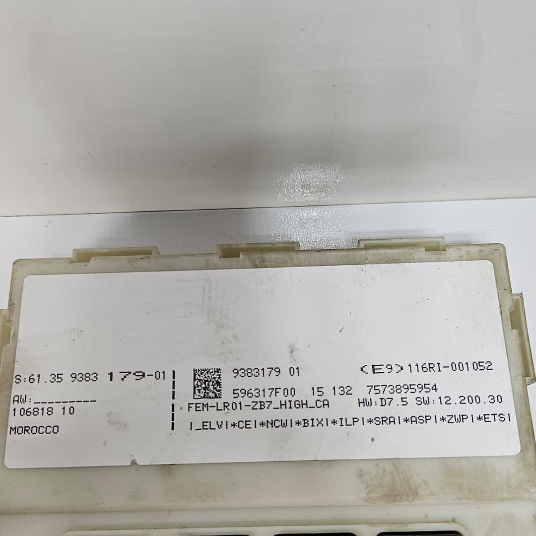 2014-2016 BMW F30 F32 F33 F80 F82 435i Body Control Module 9383179