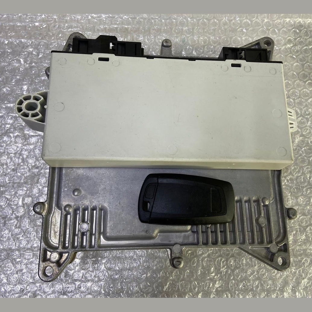 OEM BMW F25 X3 F20 F30 N20 ENGINE CONTROL UNIT DME CAS IGNITION KEY SET 7646764