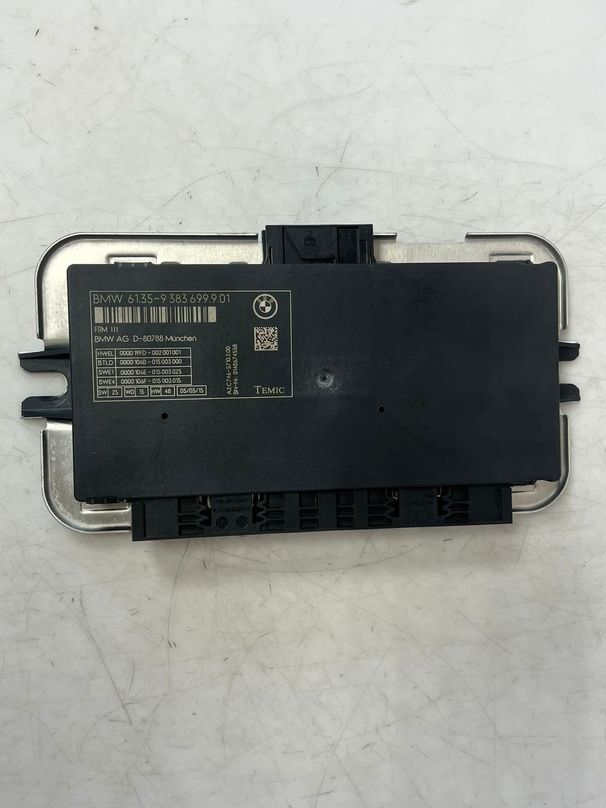 2010-2018 BMW X3 F25 X4 F26 FRM3 Footwell Light Control Module 9383699 OEM