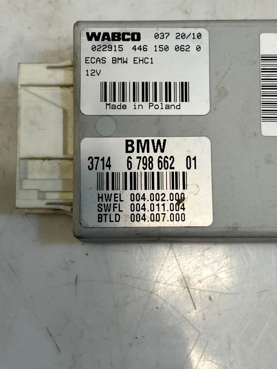2010 BMW 750Li 5' 7' F02 GT F07 xDrive Suspension Control Unit 6798662 OEM