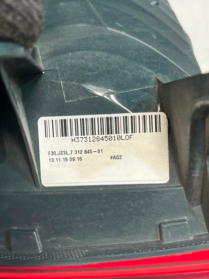 BMW 3 Series F30 F35 F31 F80 Rear Tail Light Left Led 7312845 OEM